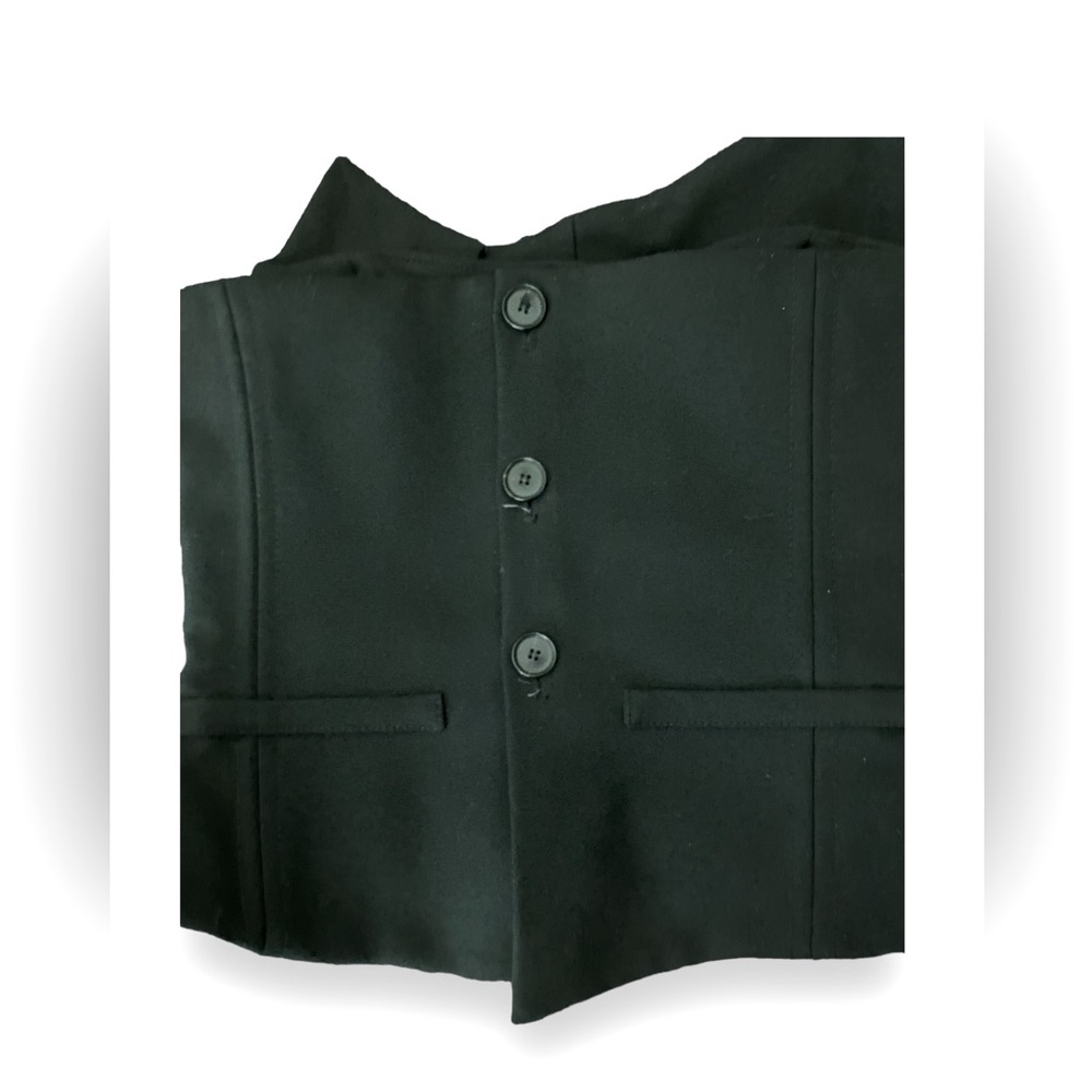 Zara Asymmetric Bustier LIMITED EDITION XS black blogger favorite NWT